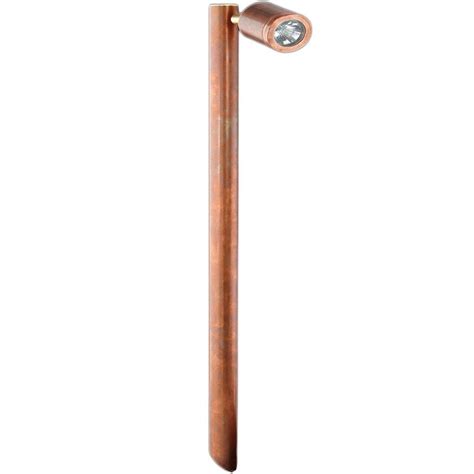 Hunza Outdoor Lighting Single Pole Light Gu10 Copper Mains