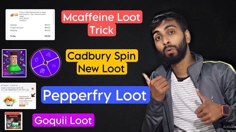 Mcaffeine Loot Trick Cadbury New Spin Loot Win Rs Myntra Voucher