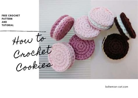 Crochet Cookies Oreo Crochet Food Bohemian Cat