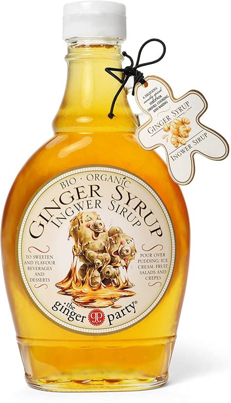 The Ginger People Organic Ginger Syrup 237 Ml Amazon Co Uk Grocery