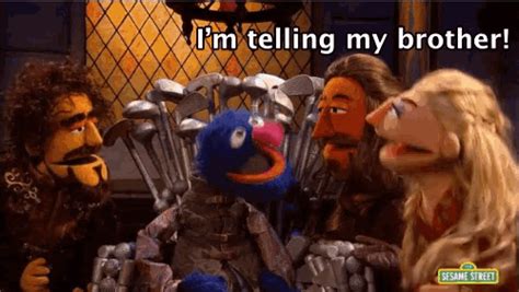 Sesame Street Game Of Thrones GIF - Sesame Street Game Of Thrones ...