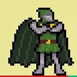 Doctor Doom Pixel Art by DeerKing on Newgrounds