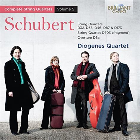 Amazon Co Jp Schubert Complete String Quartets Vol 5 Diogenes