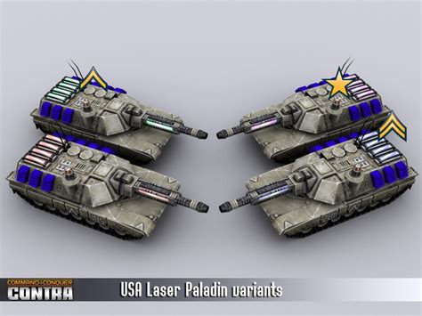 Laser Paladin Veterancy Image Contra Mod For C C Generals Zero Hour