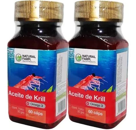 Suplemento en cápsulas blandas NFarm Aceite de Krill sabor natural y