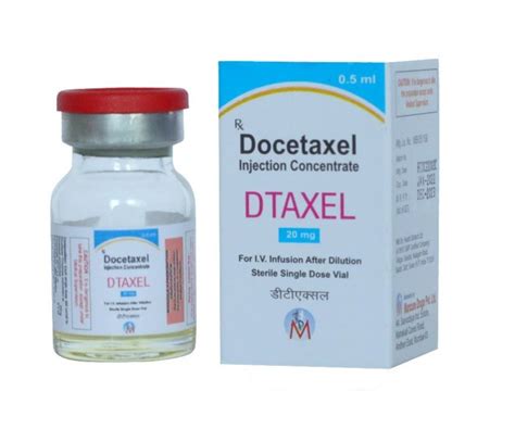 Dtaxel Docetaxel Injection Mg Injection Health Biotech Ltd At