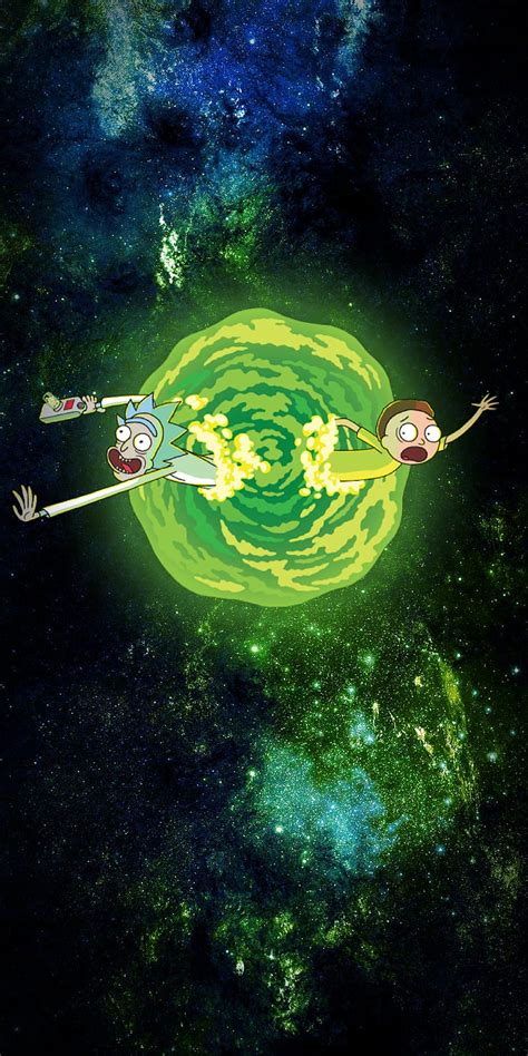 High Resolution Rick And Morty Galaxy Wallpaper - img-floppy