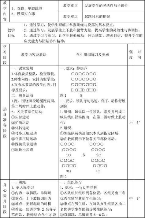 中学八年级体育教案word文档在线阅读与下载免费文档