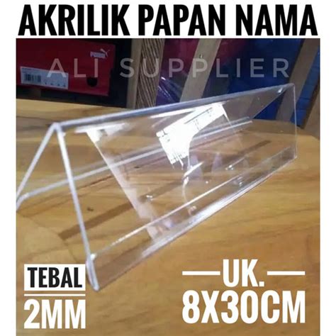 Promo Acrylic Meja Panitia Akrilik Meja Display Nama Perpustakaan