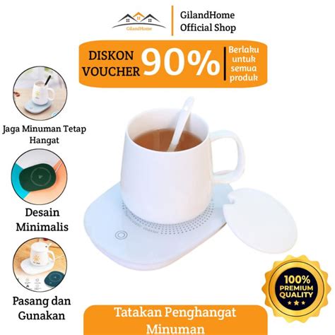 Jual Tatakan Electric Gelas Penghangat Pemanas Minuman Teh Kopi Susu