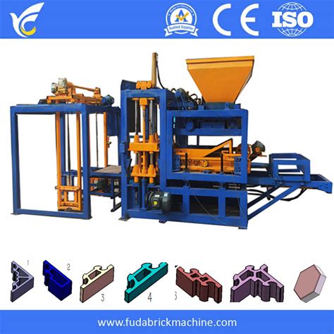 QT4 18 CHB Concrete Block Brick Machine Concrete Paver Brick Molding