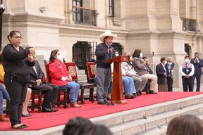 Presidente Pedro Castillo Y Ministras De La Mujer Trabajo E Inclusi N