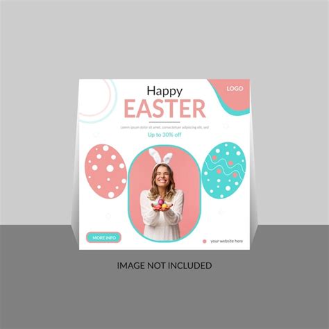 Premium Vector A Modern Social Media Post About Easter