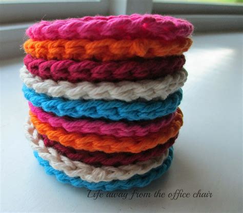 Crochet Car Coasters Life Away From The Office Chair