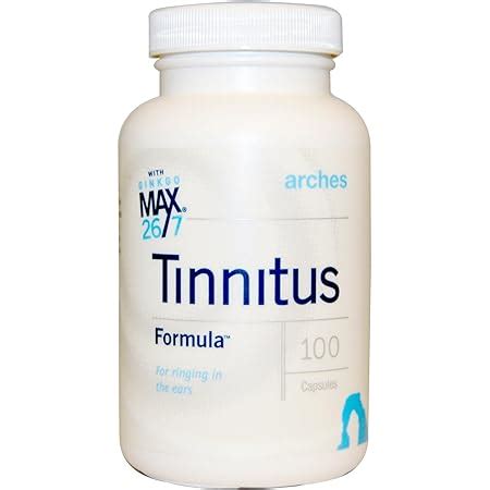 Amazon.com: Arches Tinnitus Formula - Now with Ginkgo Max 26/7 ...