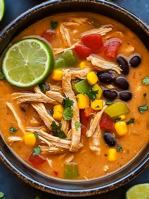 Ultimate Crock Pot Chicken Fajita Soup For Delicious Comfort