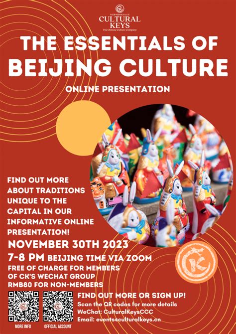 Presentation: Essentials of Beijing Culture – Cultural Keys