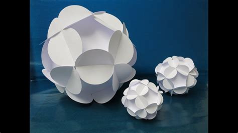 Sliceform Papercraft Kusudama Flowerball Tutorial