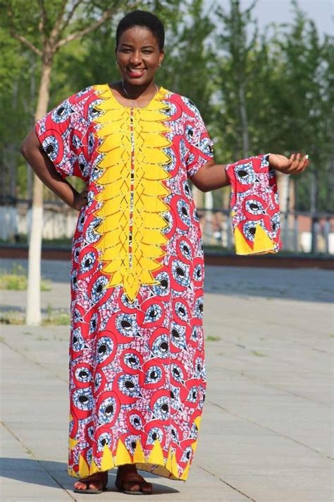 Pingl Sur Robe Africaine Longue