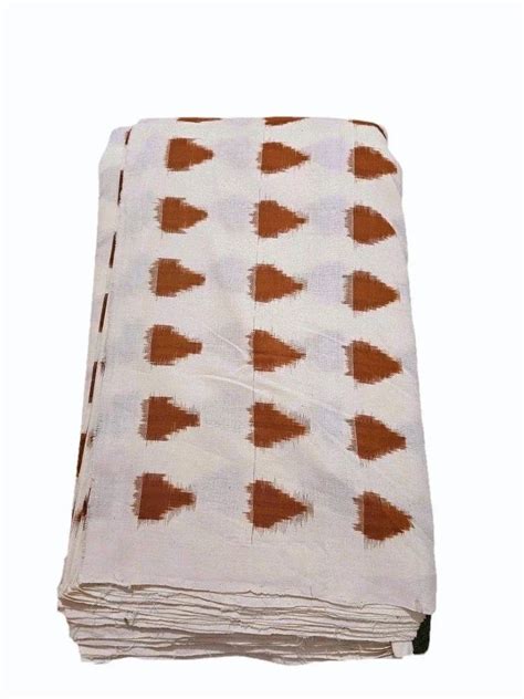 Double Ikkat Cotton Handloom Fabric Multicolour At Rs Meter In