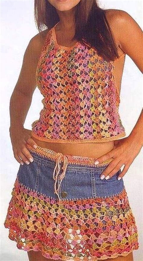 Pin By Maria Vasp On Saiasvestidos Crochet Clothes Crochet Skirt Pattern Crochet Fashion