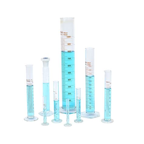 High Borosilicate Glass Graduated Measuring Cylinder For Laboratory