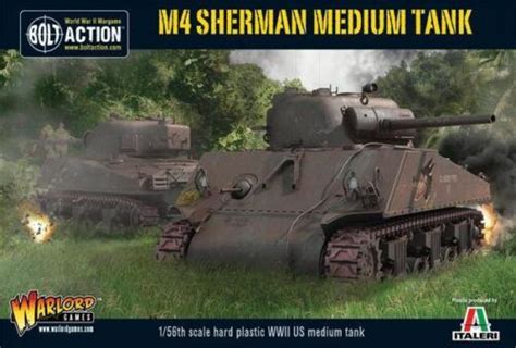 M Sherman Medium Tank Bolt Action Warlord Games Ebay