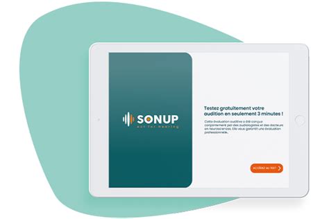 Sonup Solution D Valuation Auditive Simple Rapide Et Fiable