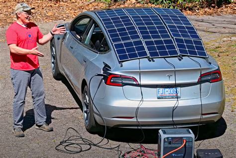 Forget Charging At Home This Tesla Model 3 Owner Added A Solar Roof To