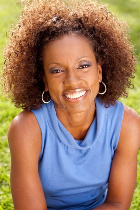 African American Mature Woman Stock Photo Image Of Portrait