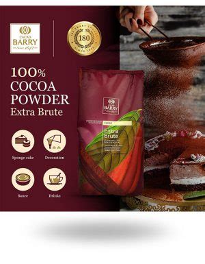 CACAO BARRY Extra Brute Cocoa Powder 1kg 360 Bakers Outlet