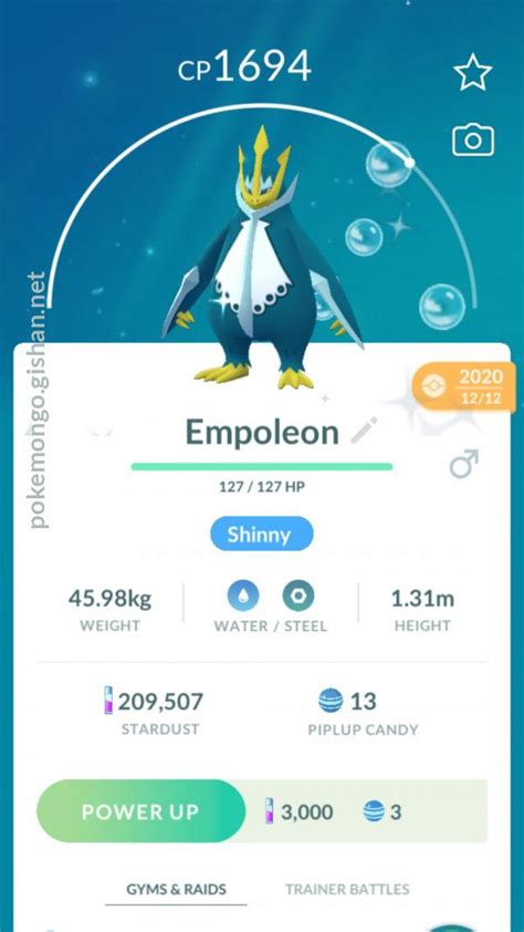 Shiny Empoleon - Pokemon Go