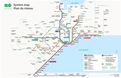 Transit Maps: Official Map: Go Transit System Map, Southern Ontario, Canada