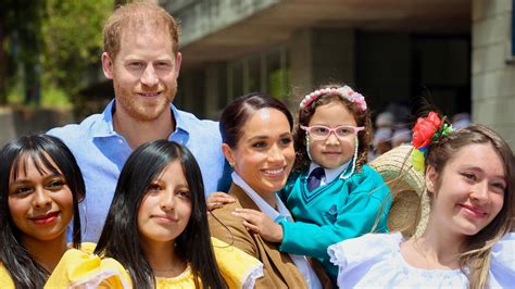 Photos Prince Harry And Meghans Second Day In Colombia