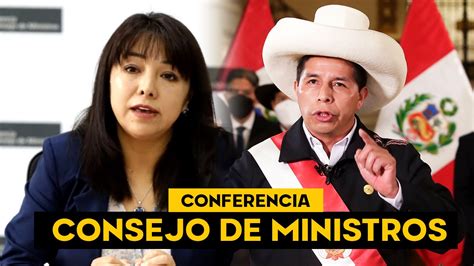 EN VIVO Consejo De Ministros Ofrece Conferencia De Prensa