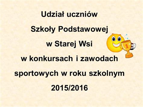 Szko A Podstawowa W Starej Wsi Wyniki Sprawdzianu Na Zako Czenie Nauki