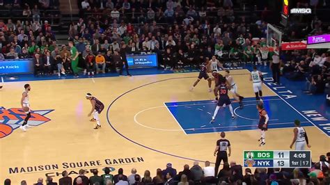 Top Plays From New York Knicks Vs Boston Celtics Yahoo Sports