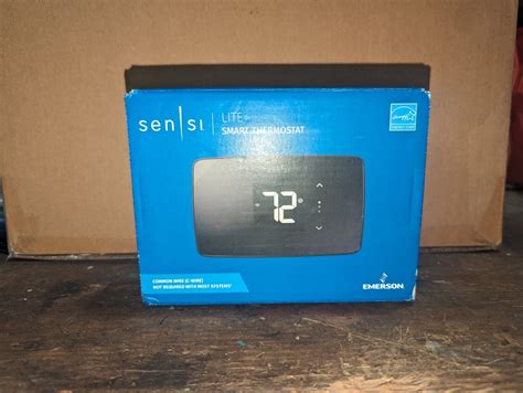 Emerson Sensi Lite St Wi Fi Smart Programmable Thermostat Black