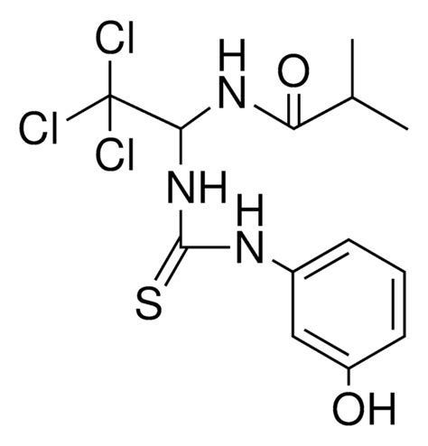 N 2 2 2 TRICHLORO 1 3 3 HYDROXY PHENYL THIOUREIDO ETHYL