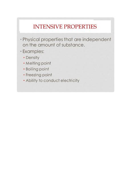 Intensive Properties 2 | PDF