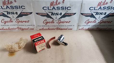 Nos Lucas Bsa Triumph Horn Dip Switch Genuine Lucas Nos Mikes