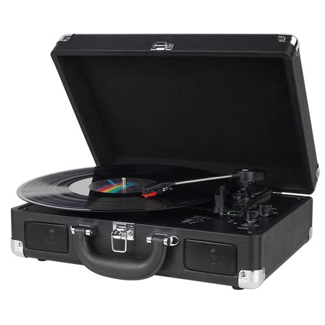 Digitnow Portable Bluetooth Vinyl Record Player Speeds Built In