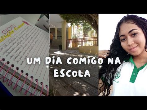 Um Dia Comigo Na ESCOLA Sendo Eu Mesma YouTube