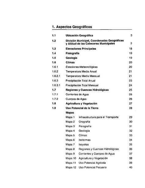 Pdf Aspectos Geogr Ficos Instituto Nacional De Uso