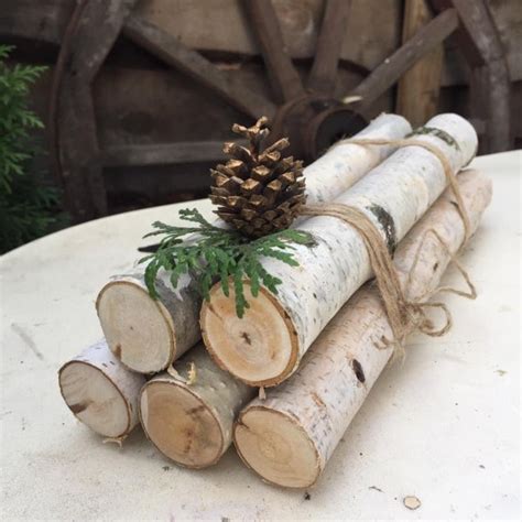 Christmas Birch Bundle White Birch Fireplace Logs Etsy