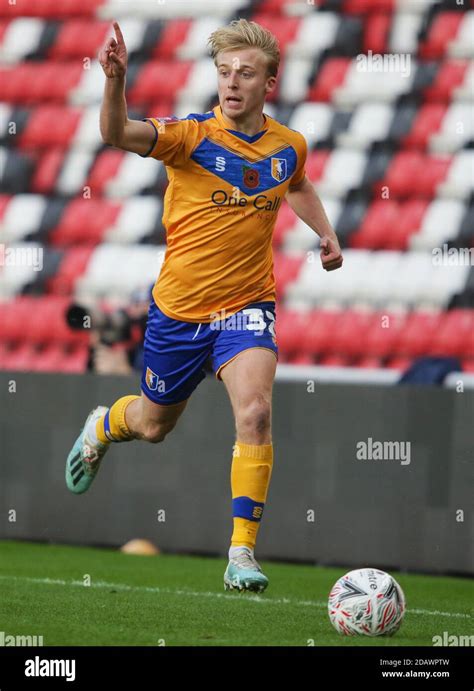 George Lapslie Of Mansfield Town Sunderland V Mansfield Town The