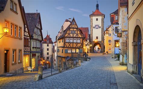 Cobblestone Germany House Village Street Wallpaper Coolwallpapers Me