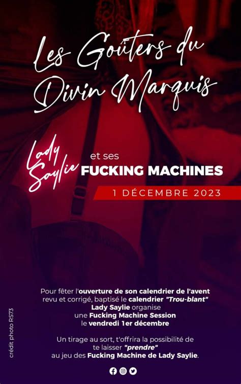 Vendredi 1 er décembre Fucking Time avec Maîtresse Saylie Les Goûters