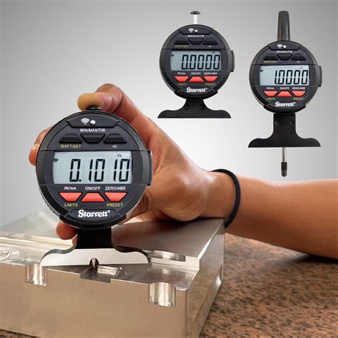 Starrett Wireless Electronic Depth Gauges Shop Metalworking Technology