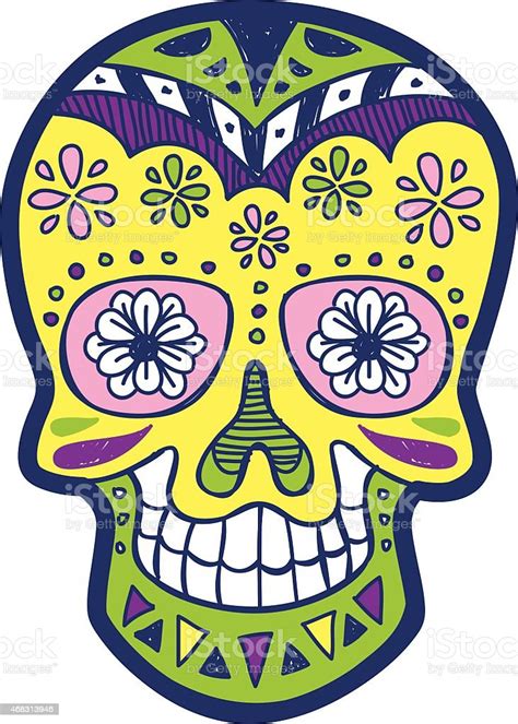 Sugar Skull Stock Illustration Download Image Now 2015 Abstract